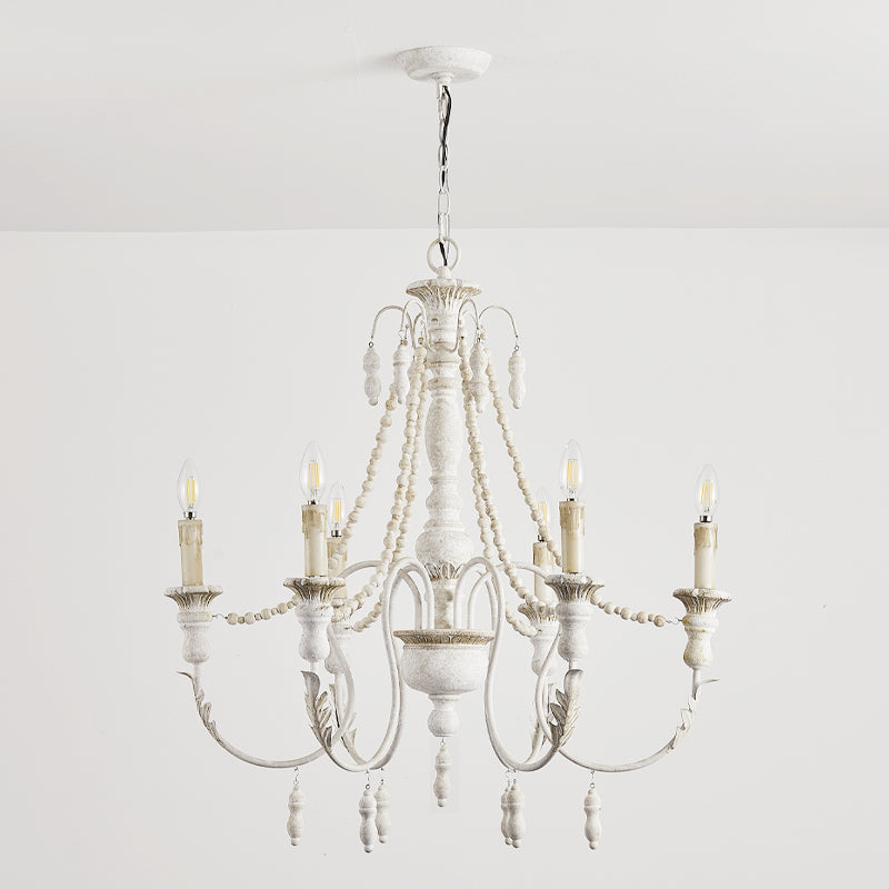 Norduvyh Postmodern Luxe Traditionnel Bois Métal Lustre - Neutralighting