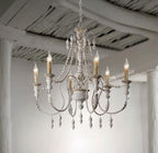 Norduvyh Postmodern Luxe Traditionnel Bois Métal Lustre - Neutralighting