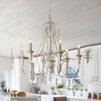 Norduvyh Postmodern Luxe Traditionnel Bois Métal Lustre - Neutralighting