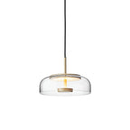 Lustra Suspension en Verre Transparent Élégante - Neutralighting