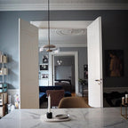 Lustra Suspension en Verre Transparent Élégante - Neutralighting