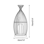 Birdcage Lampe de Poteau Extérieure Cage Industrielle - Neutralighting