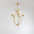 Lustra Chandelier Cage à Oiseaux avec Gouttes en Verre - Neutralighting