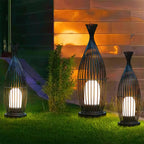Birdcage Lampe de Poteau Extérieure Cage Industrielle - Neutralighting