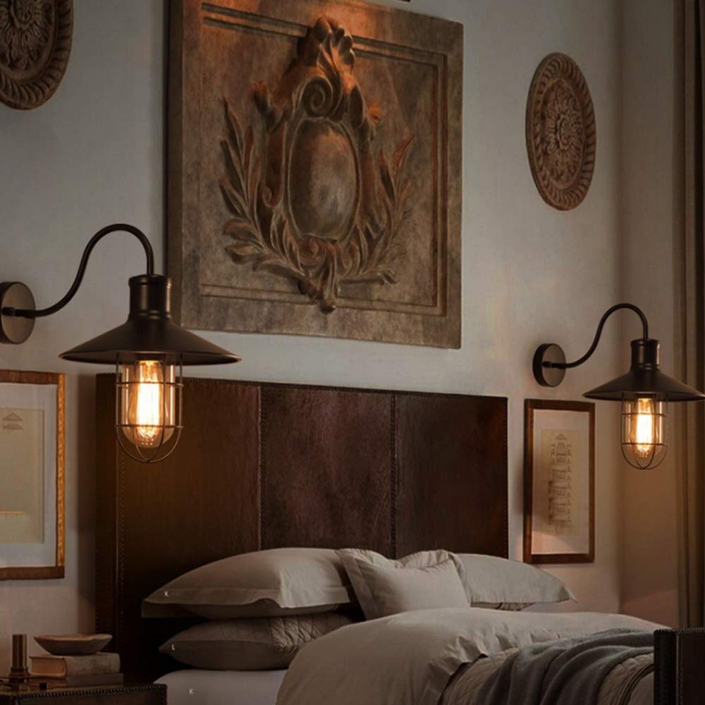 Silva Rétro LED Intérieur Applique Murale Métal Salle à Manger - Neutralighting