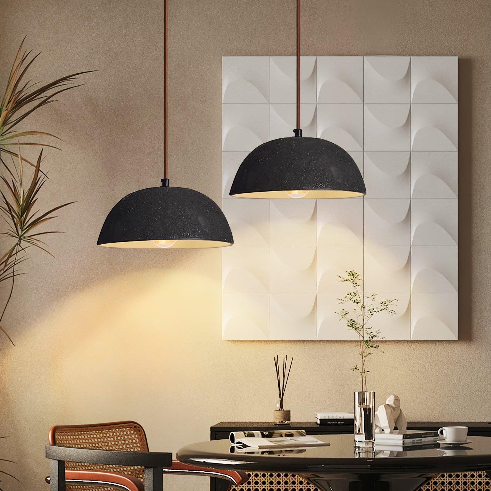 Dôme Vintage Bois Suspension - Neutralighting