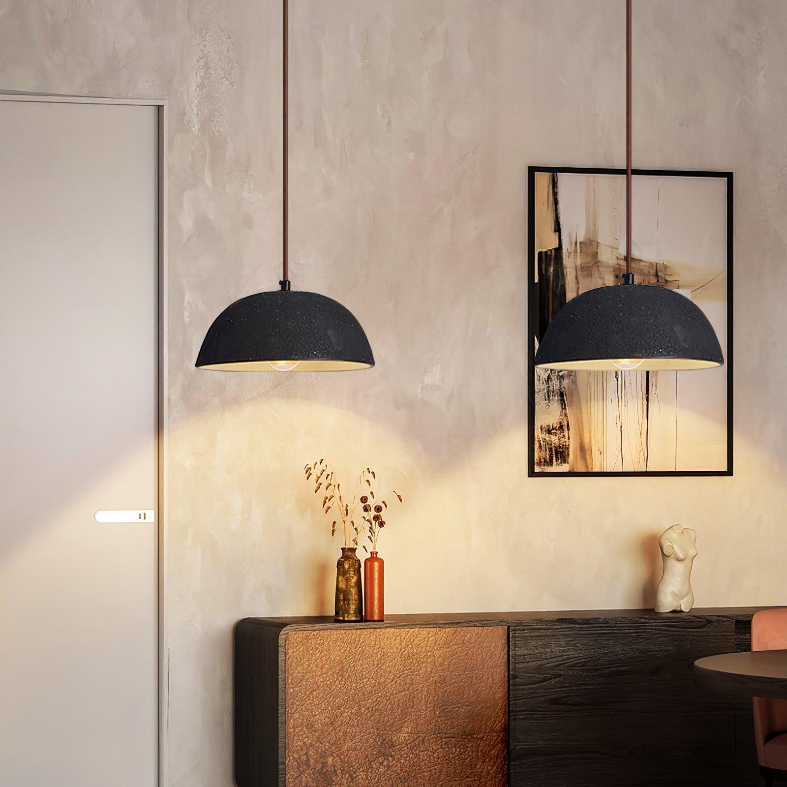 Dôme Vintage Bois Suspension - Neutralighting