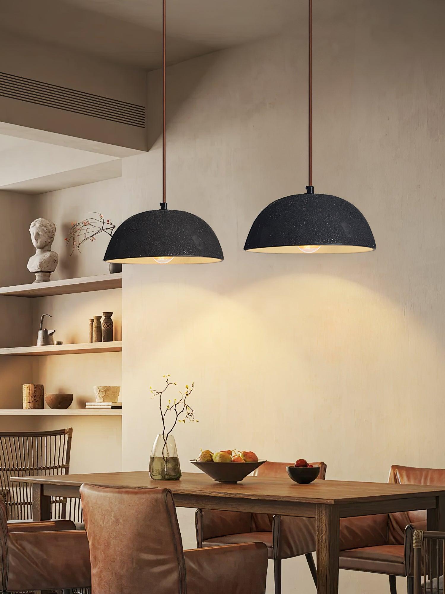 Dôme Vintage Bois Suspension - Neutralighting