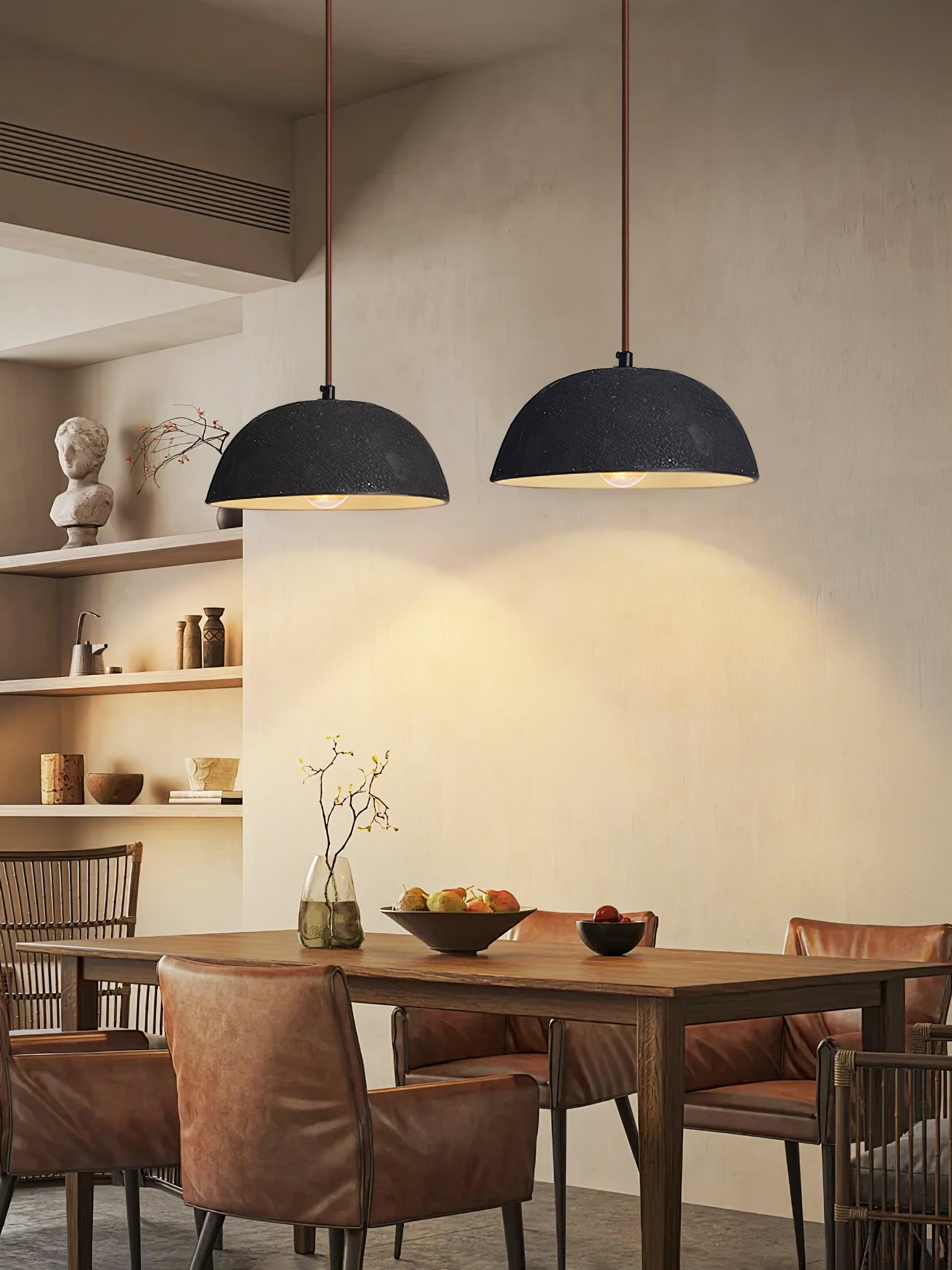 Dôme Vintage Bois Suspension - Neutralighting