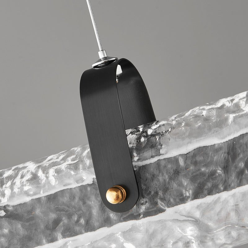 Cedorisra Luxe Glace Noir Verre Suspension - Neutralighting