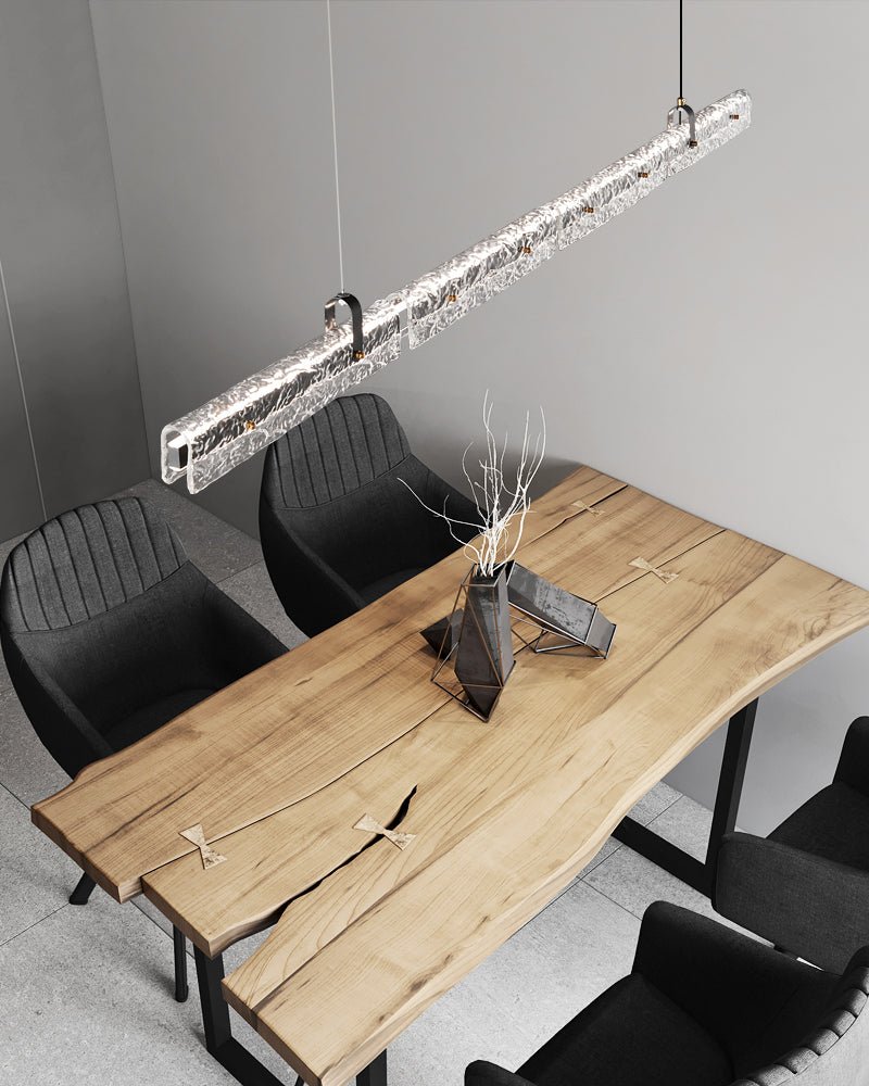 Cedorisra Luxe Glace Noir Verre Suspension - Neutralighting