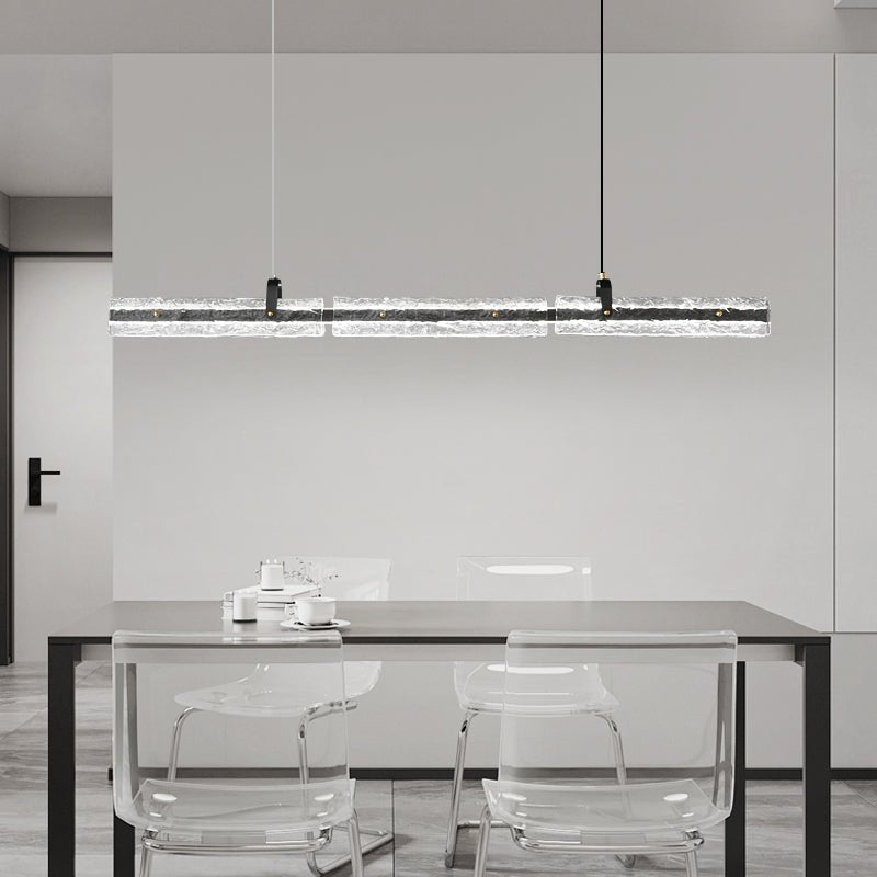 Cedorisra Luxe Glace Noir Verre Suspension - Neutralighting