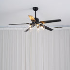 Zazoren Plafonnier Verre Noir Vintage - Neutralighting