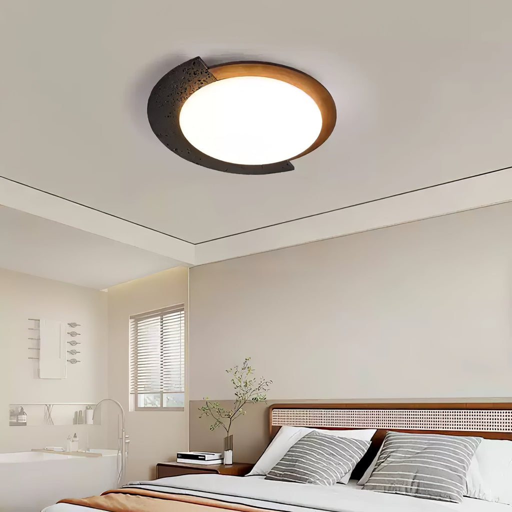 Ulvinor Asymétrique Travertin Plafonnier - Neutralighting
