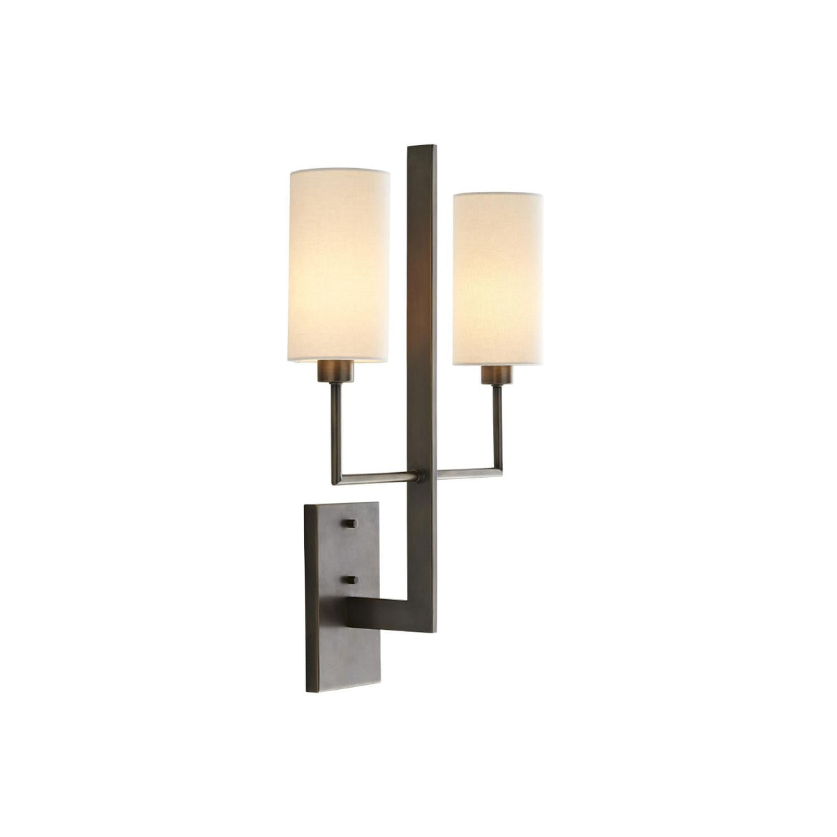 Qvistuvyj Moderne Minimaliste Métal Tissu Applique Murale - Neutralighting