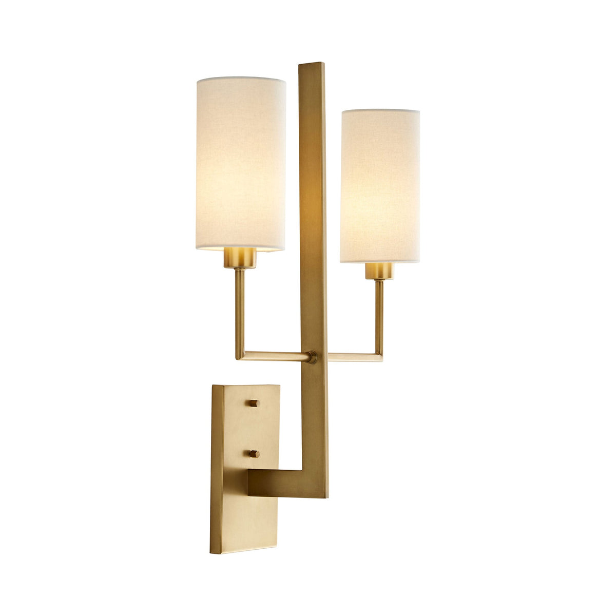 Qvistuvyj Moderne Minimaliste Métal Tissu Applique Murale - Neutralighting