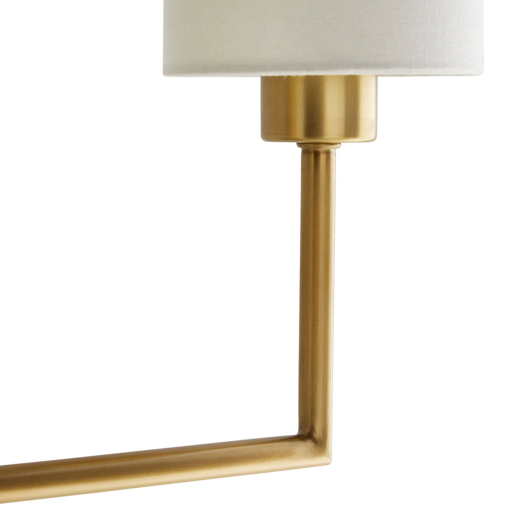 Qvistuvyj Moderne Minimaliste Métal Tissu Applique Murale - Neutralighting