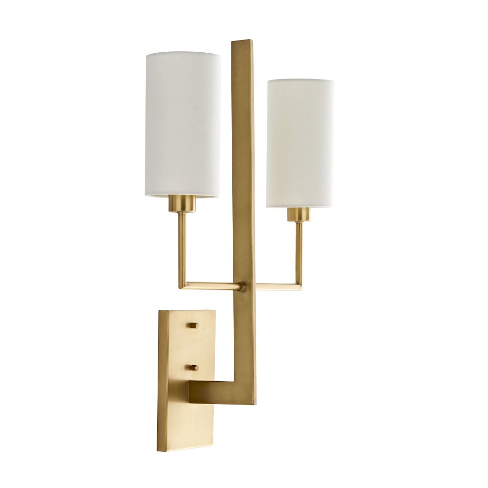 Qvistuvyj Moderne Minimaliste Métal Tissu Applique Murale - Neutralighting