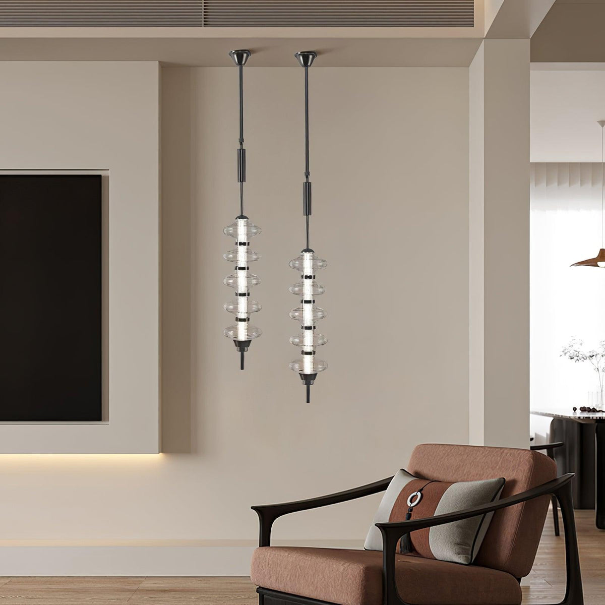 Vesperare Suspension en verre élégante - Neutralighting