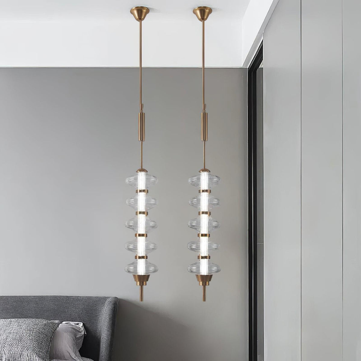 Vesperare Suspension en verre élégante - Neutralighting