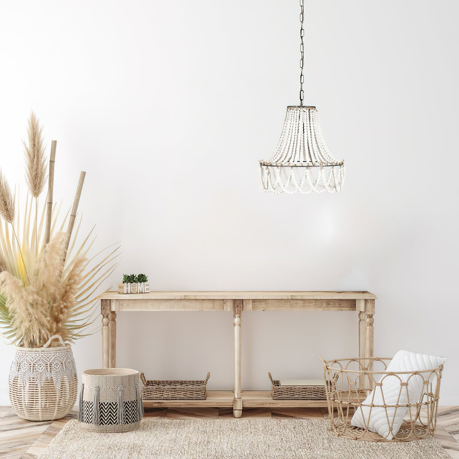 Qvistuvyd Postmodern Luxe Bois Métal Lustre - Neutralighting