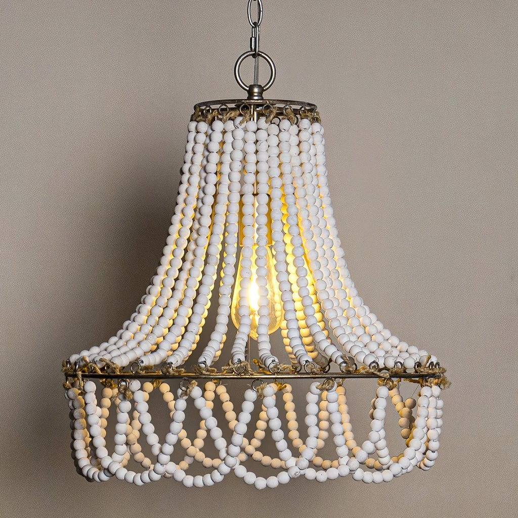 Qvistuvyd Postmodern Luxe Bois Métal Lustre - Neutralighting