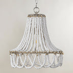 Qvistuvyd Postmodern Luxe Bois Métal Lustre - Neutralighting
