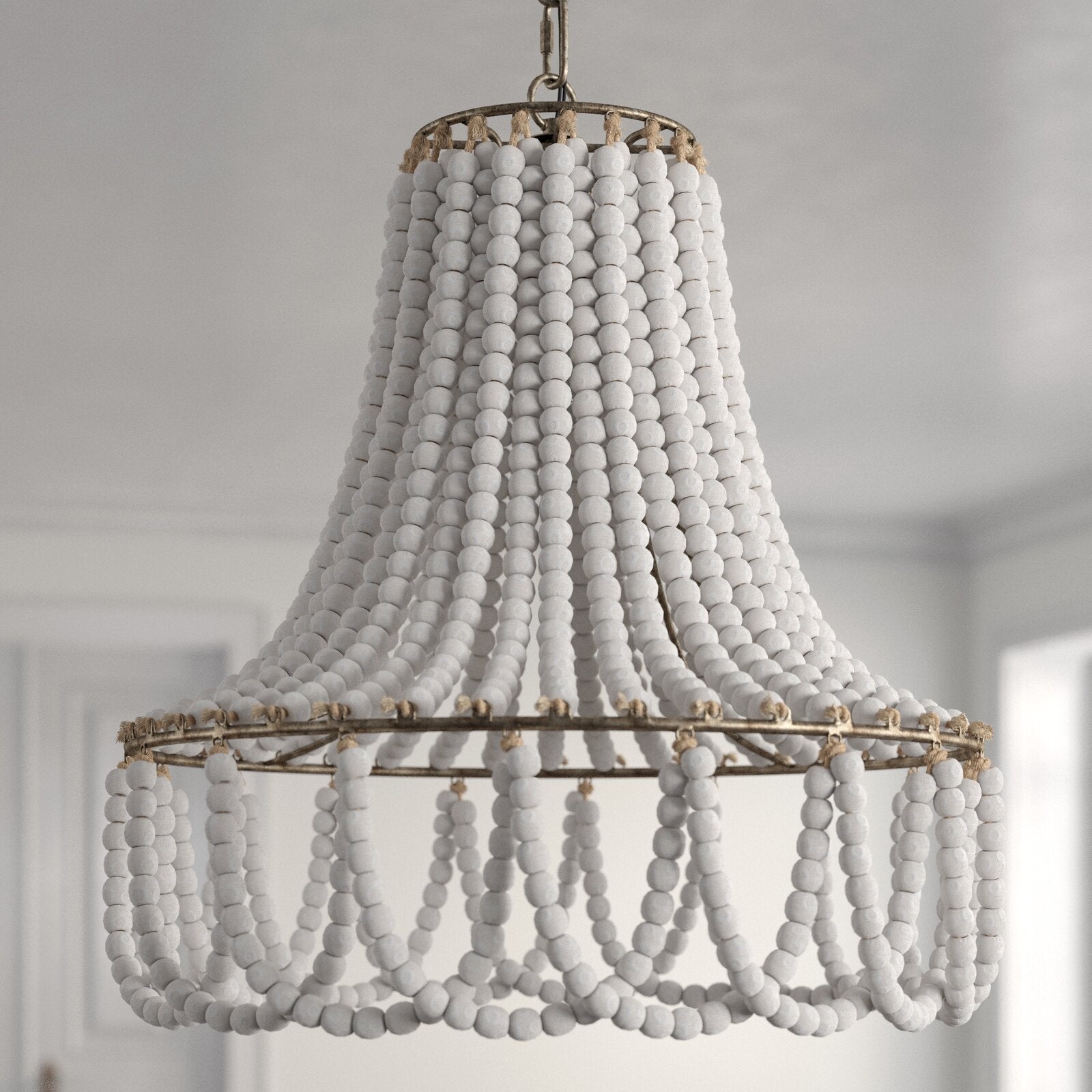Qvistuvyd Postmodern Luxe Bois Métal Lustre - Neutralighting