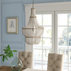 Qvistuvyd Postmodern Luxe Bois Métal Lustre - Neutralighting