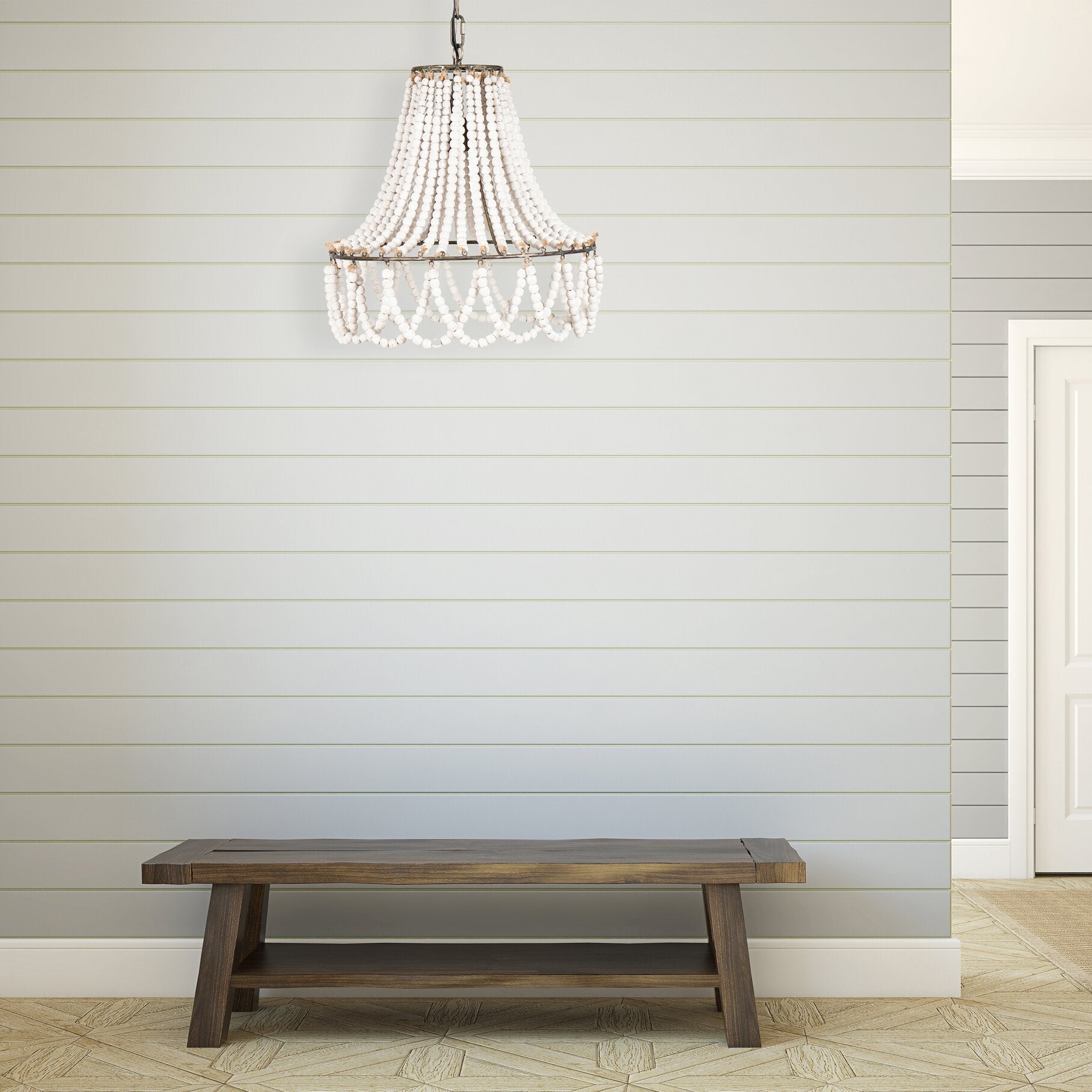 Qvistuvyd Postmodern Luxe Bois Métal Lustre - Neutralighting