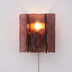 Lustra Wall Light Brass Glass Clear - Neutralighting