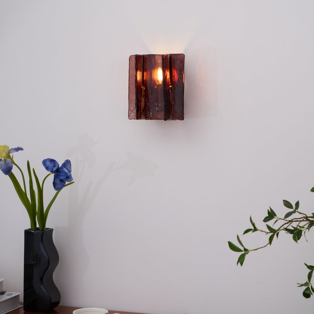 Lustra Wall Light Brass Glass Clear - Neutralighting