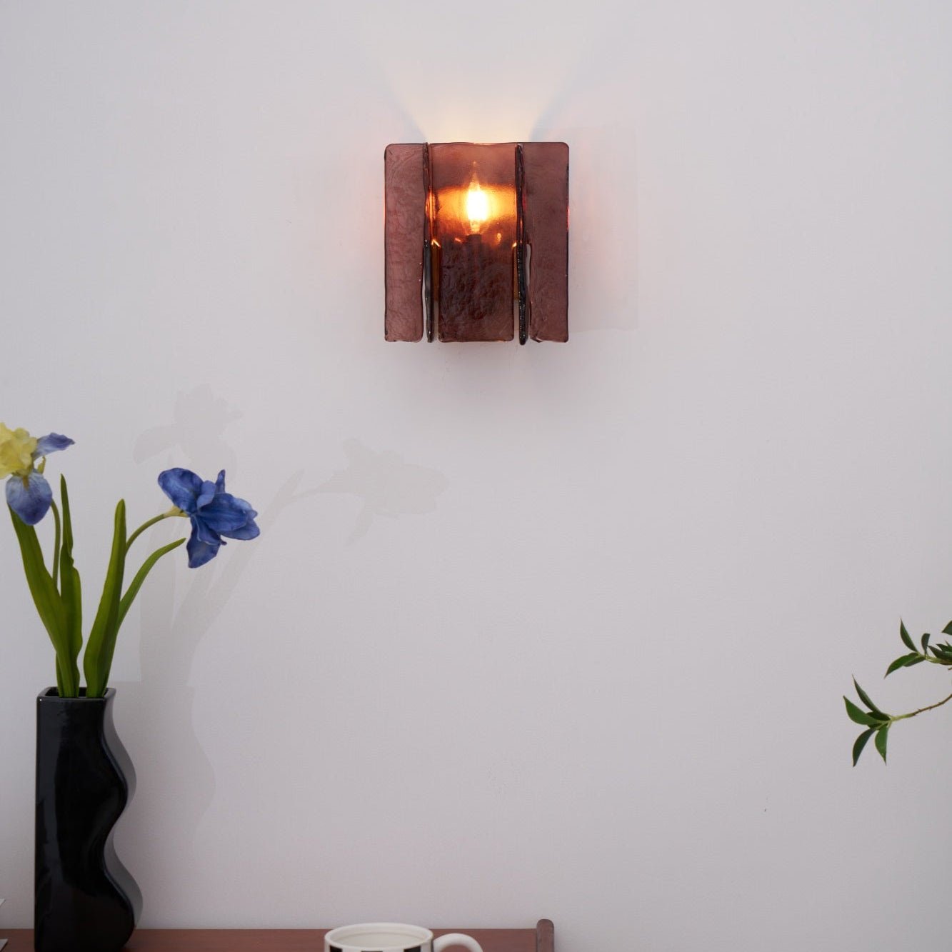 Lustra Wall Light Brass Glass Clear - Neutralighting