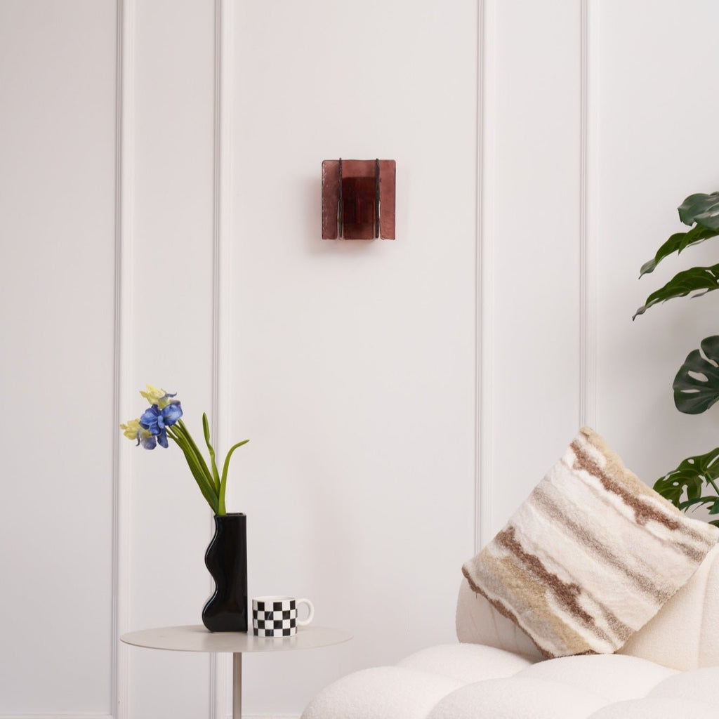 Lustra Wall Light Brass Glass Clear - Neutralighting