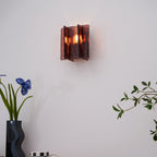 Lustra Wall Light Brass Glass Clear - Neutralighting