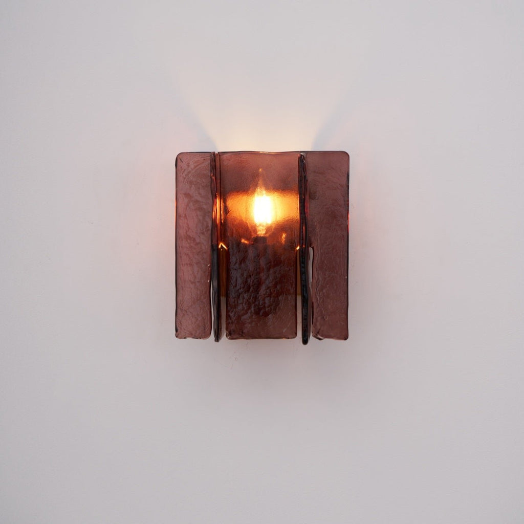 Lustra Wall Light Brass Glass Clear - Neutralighting