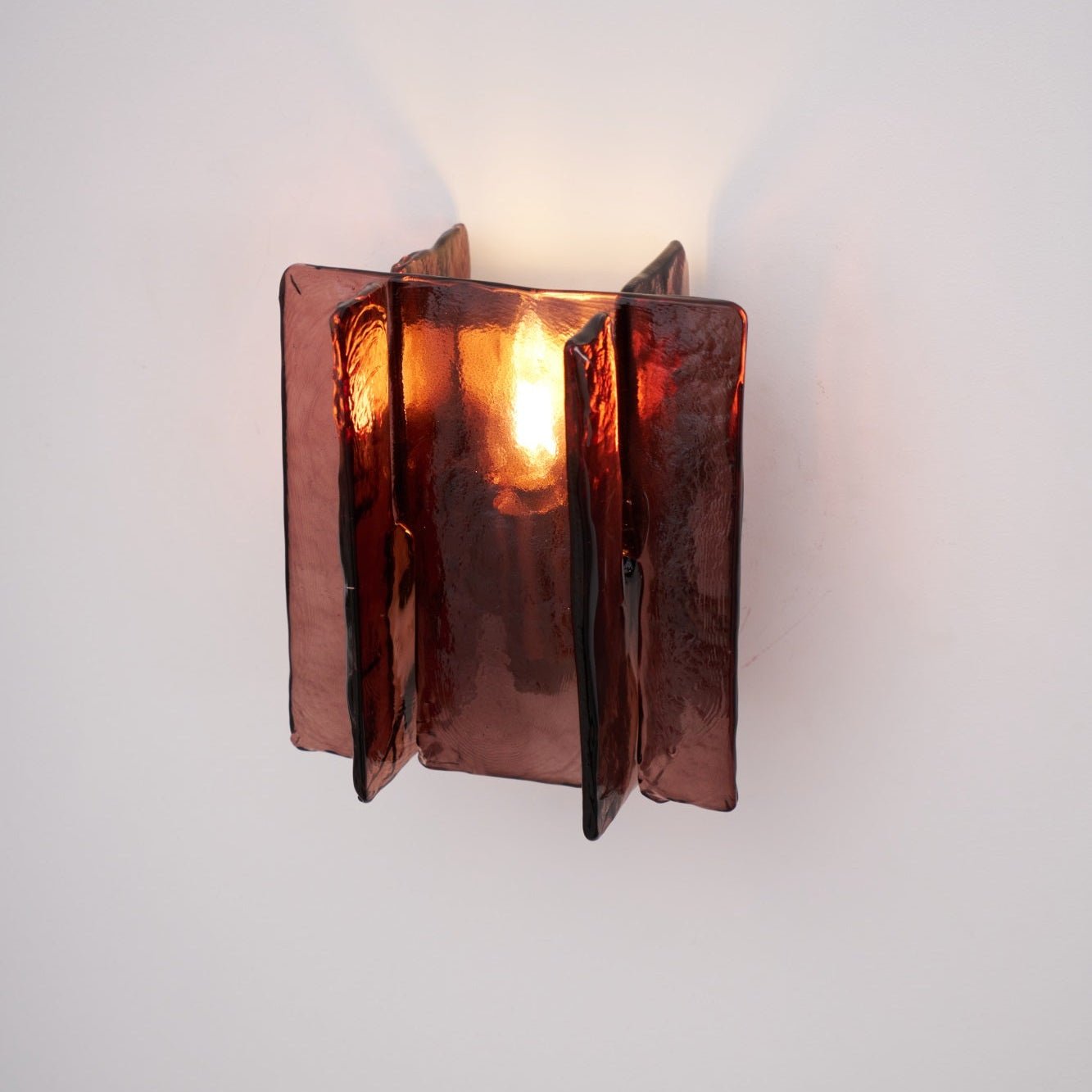 Lustra Wall Light Brass Glass Clear - Neutralighting