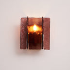 Solanic Lampe Murale Artistique en Verre Élégante - Neutralighting