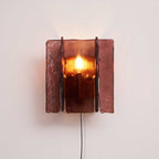 Lustra Wall Light Brass Glass Clear - Neutralighting