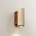 Celore Cylindre-Bois Travertin Luminaire Mural - Neutralighting