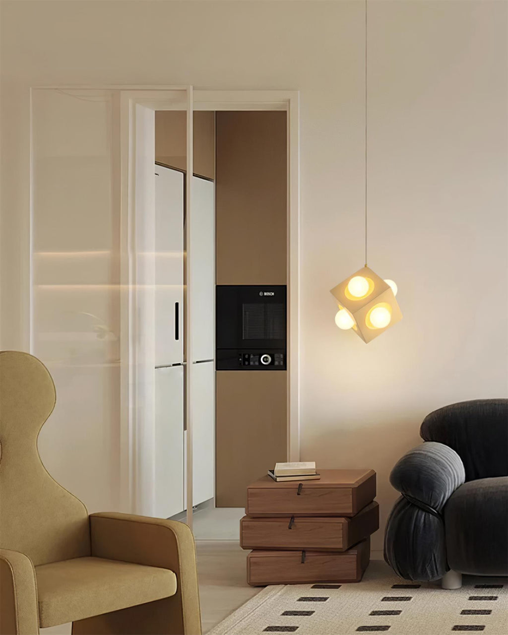 Block Lampe Suspendue Cubique Minimaliste - Neutralighting