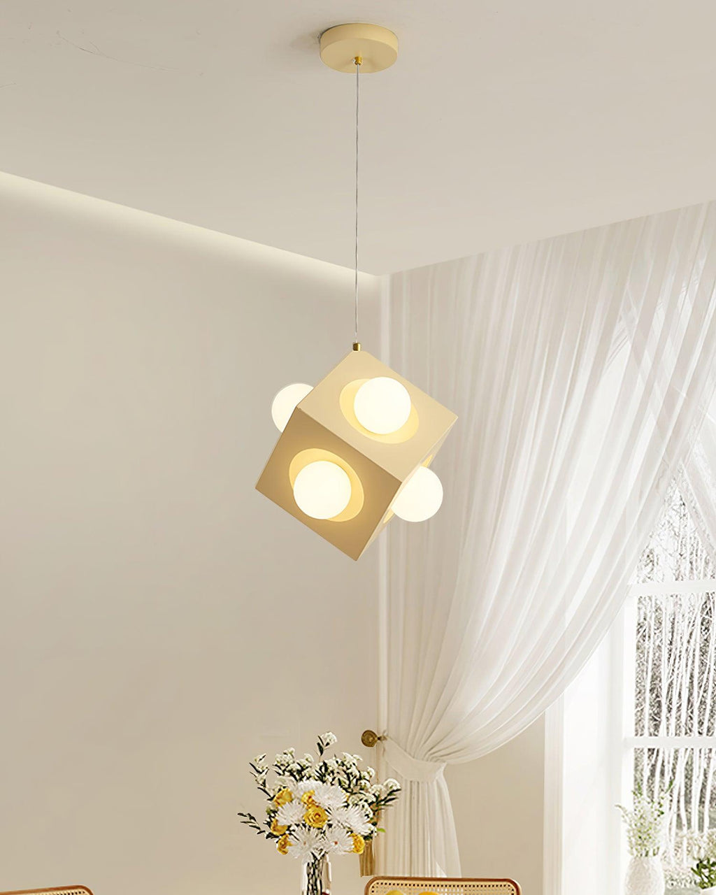 Block Lampe Suspendue Cubique Minimaliste - Neutralighting