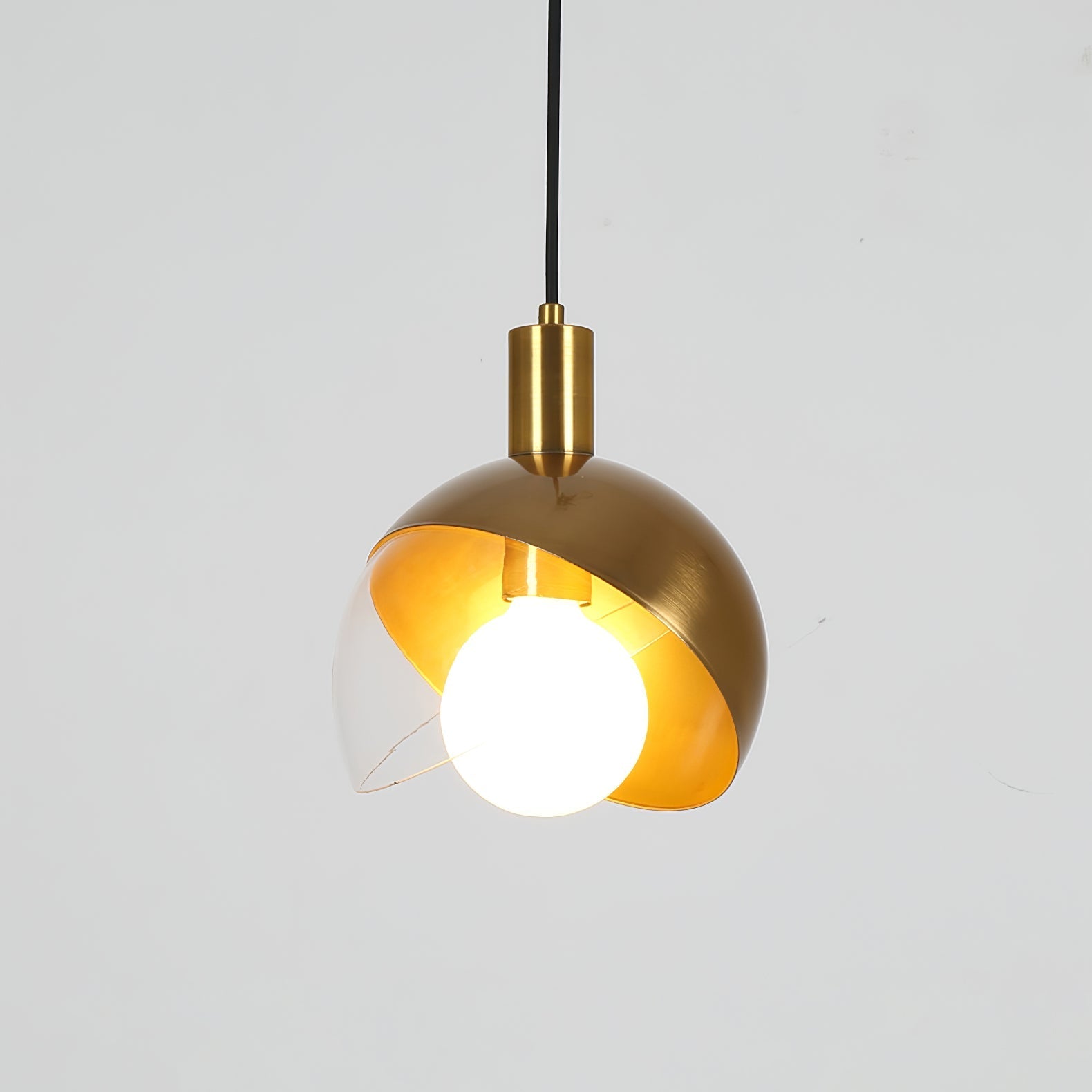 Solara Suspension Demi-Dôme Globe Mid-Century - Neutralighting