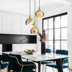 Solara Suspension Demi-Dôme Globe Mid-Century - Neutralighting