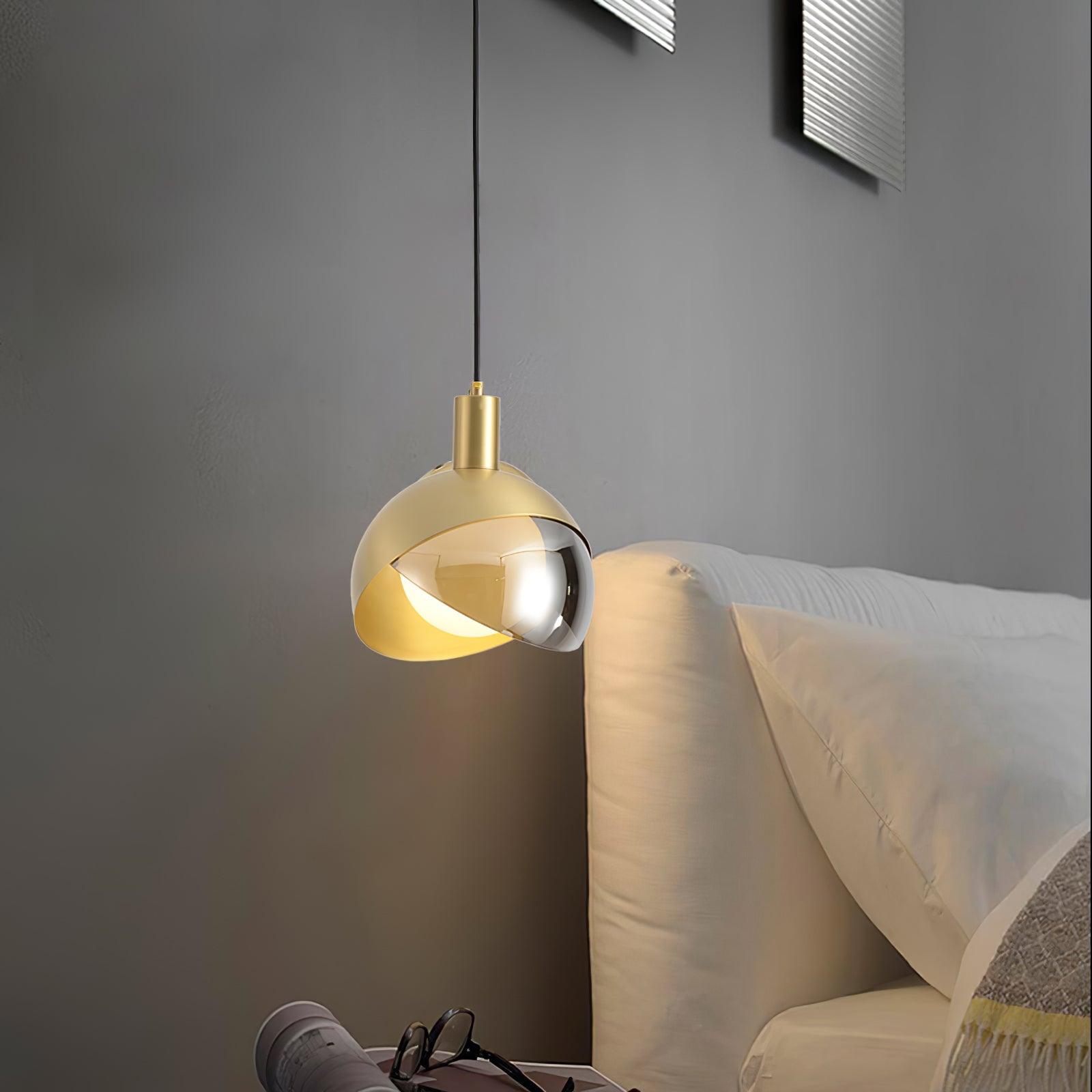 Solara Suspension Demi-Dôme Globe Mid-Century - Neutralighting
