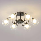 Orb Plafonnier Fleur Verre Globe Bras Moderne Salon - Neutralighting