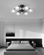 Orb Plafonnier Fleur Verre Globe Bras Moderne Salon - Neutralighting