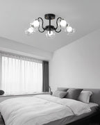Orb Plafonnier Fleur Verre Globe Bras Moderne Salon - Neutralighting
