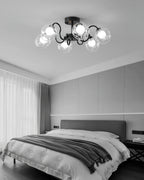 Orb Plafonnier Fleur Verre Globe Bras Moderne Salon - Neutralighting