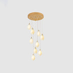 Lustra Suspension Lampe Céramique Florale Blanche - Neutralighting